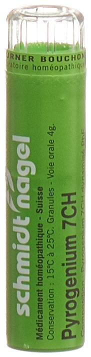 SCHMIDT-NAGEL Pyrogenium 7 CH<br>4 g, Granulat