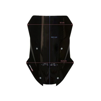 Bulle Ermax touring (45 cm) - Noir