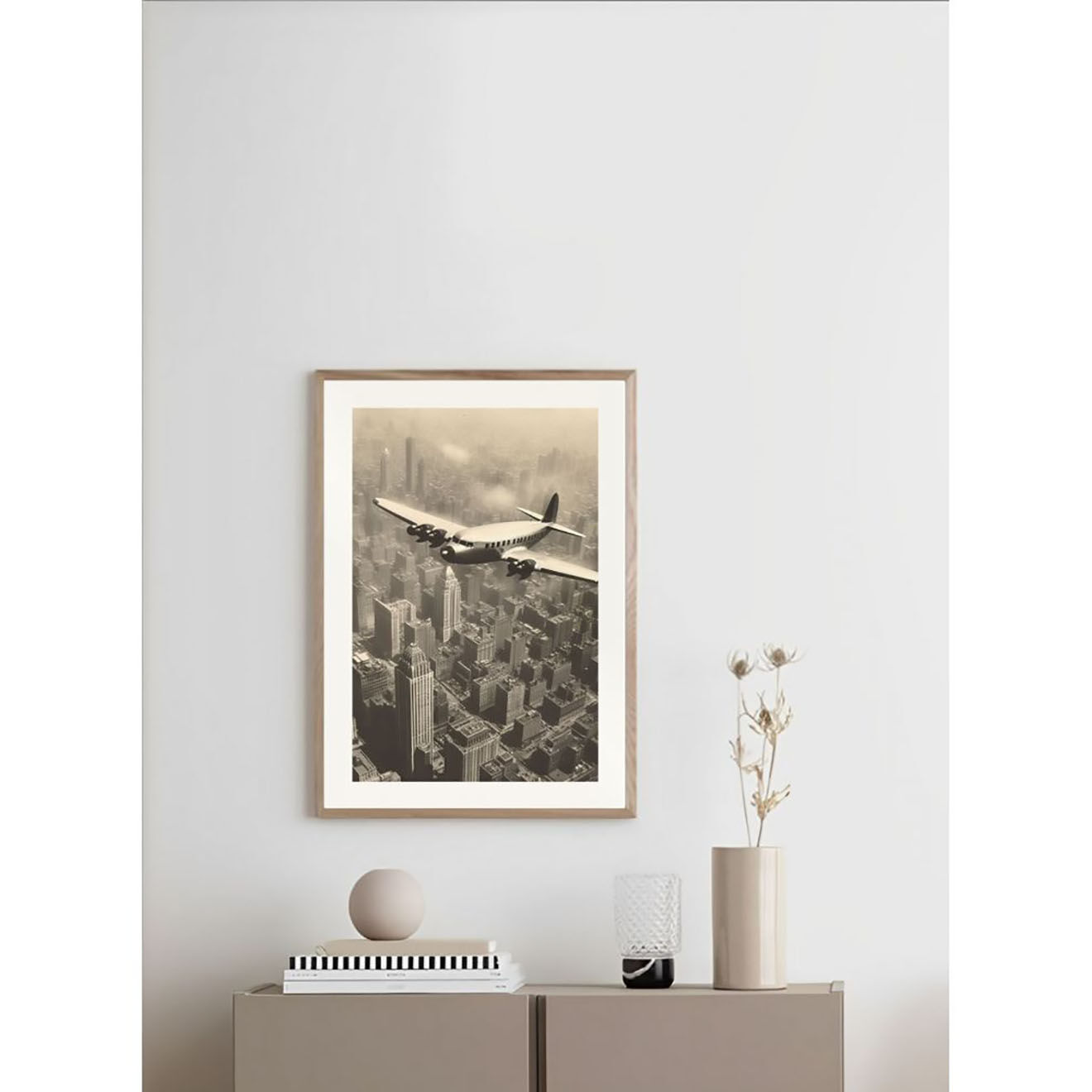 Hartman Affiche Old Postcard 06 noir/blanc - 30x40 cm