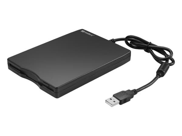 Sandberg USB Floppy Mini Reader - Platestasjon - Diskett (1.44 MB) - USB - ekstern