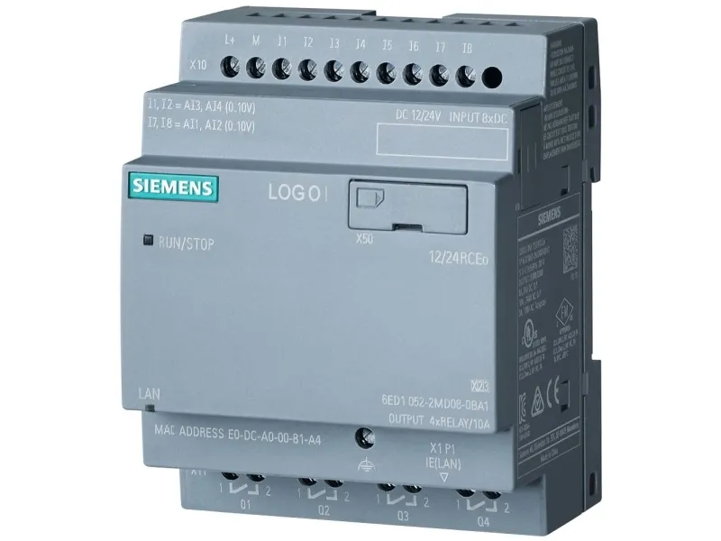 Siemens 6ED1052-2MD08-0BA2 PLC-styringsmodul 12 V/DC, 24 V/DC - UDEN DISPLAY