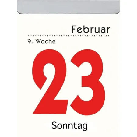 Trötsch Tagesabreißkalender groß 2021