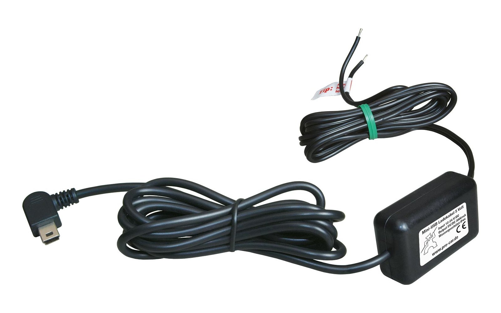 Pro Car Ladekabel zu Micro USB 12 / 24 V