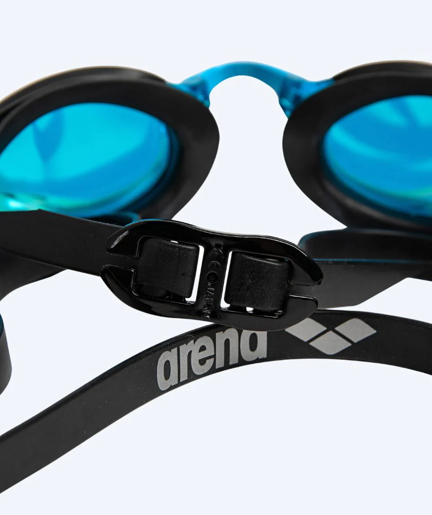 Arena Elite svømmebriller - Cobra Edge SWIPE Mirror - Sort/blå