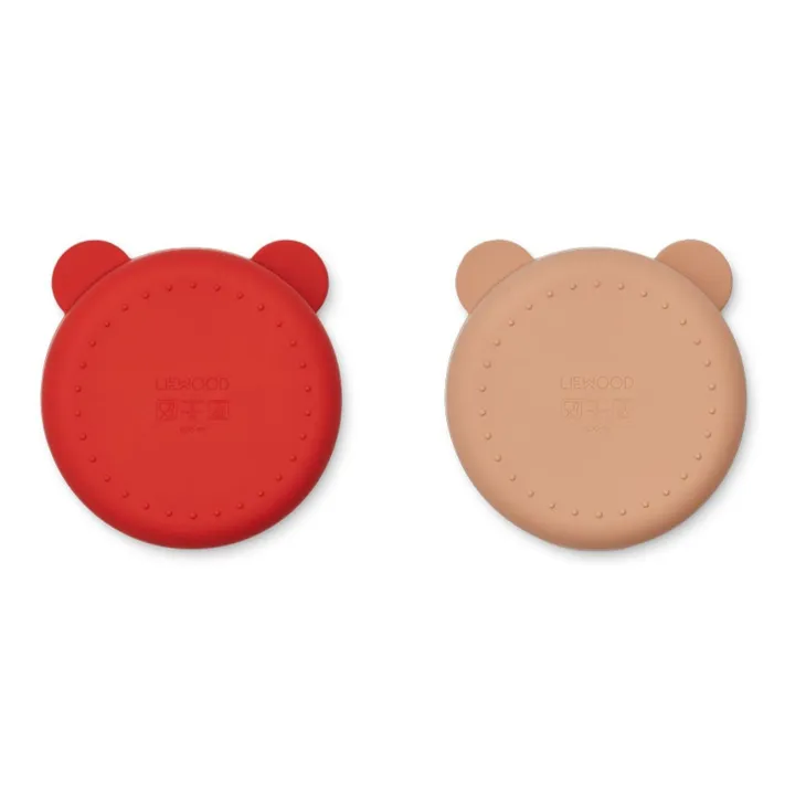 Liewood Bols Connie en silicone - Set de 2 | Rouge