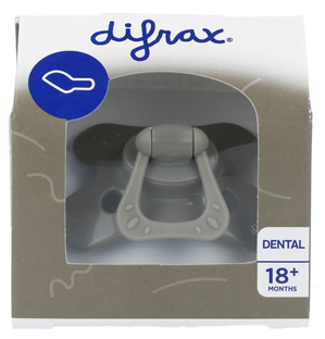 Difrax Fopspeen Dental 18  Maanden - Pure Clay 1ST