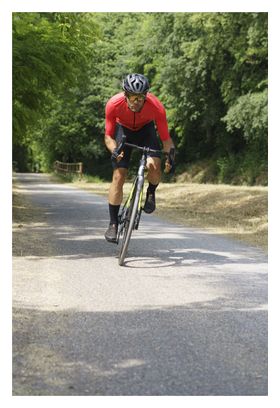 Maillot Manches Courtes Alé Web Rouge