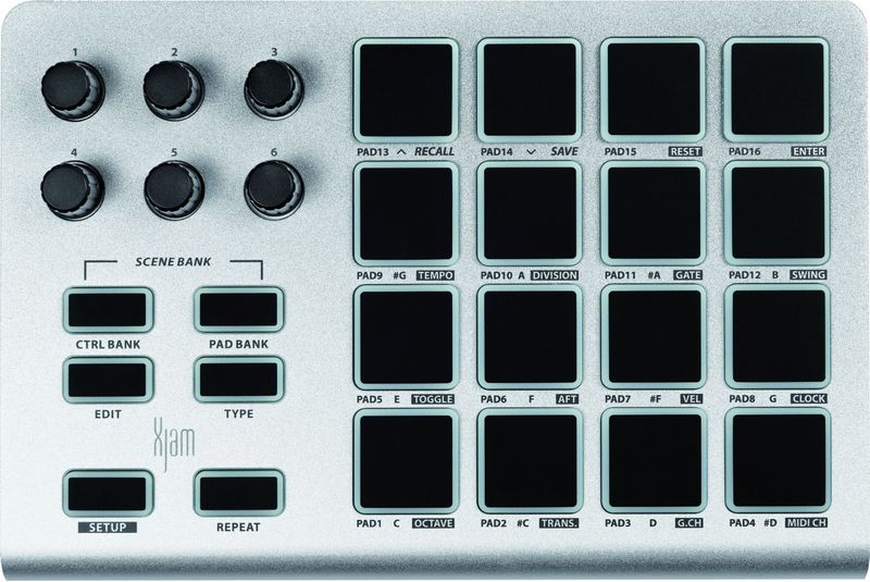 ESI - Xjam - MIDI-controller - Zilver