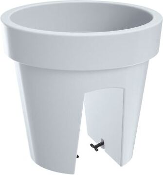 Intratuin balkonbak Railing wit D 24,5 H 22,5 cm