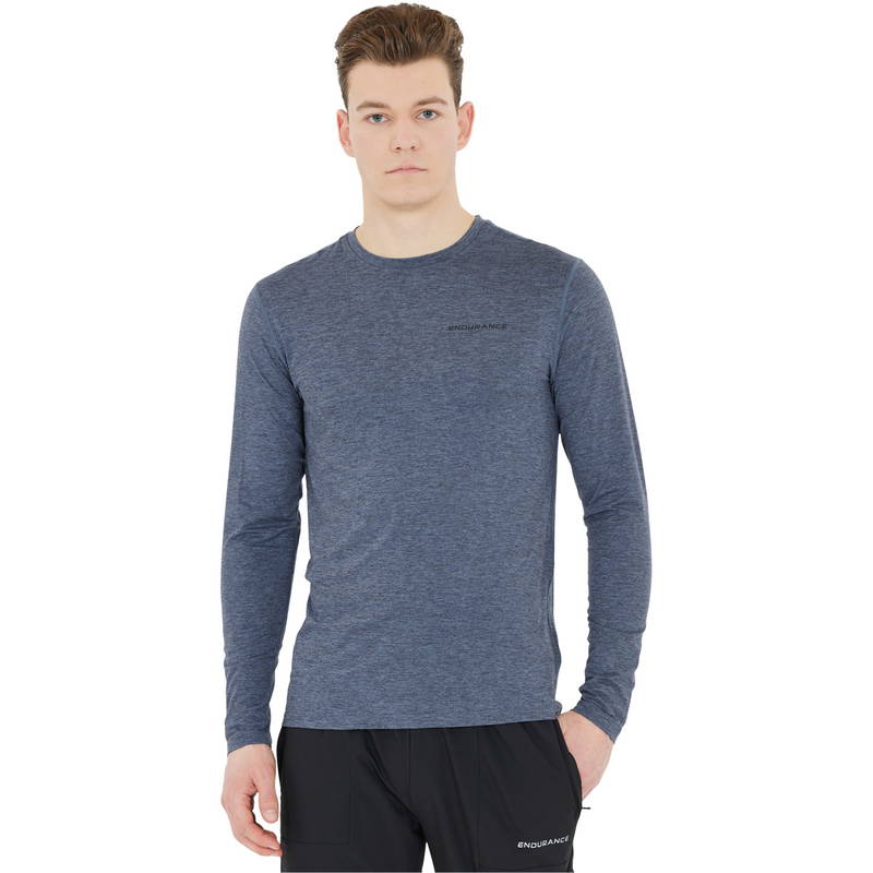 Endurance Abdon Langærmet Løbe T-shirt Herre