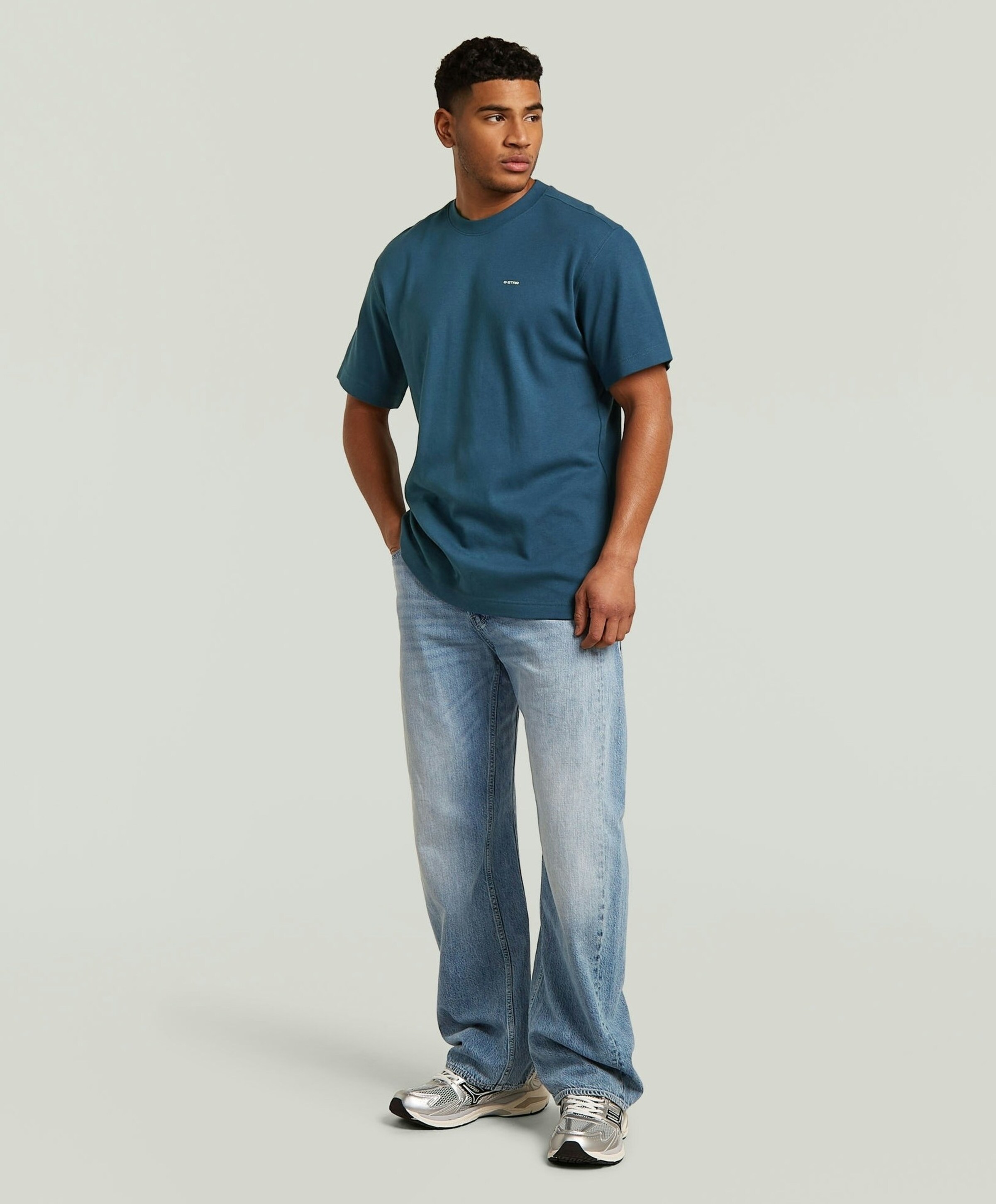 G-Star Raw Heren T-shirt blauw