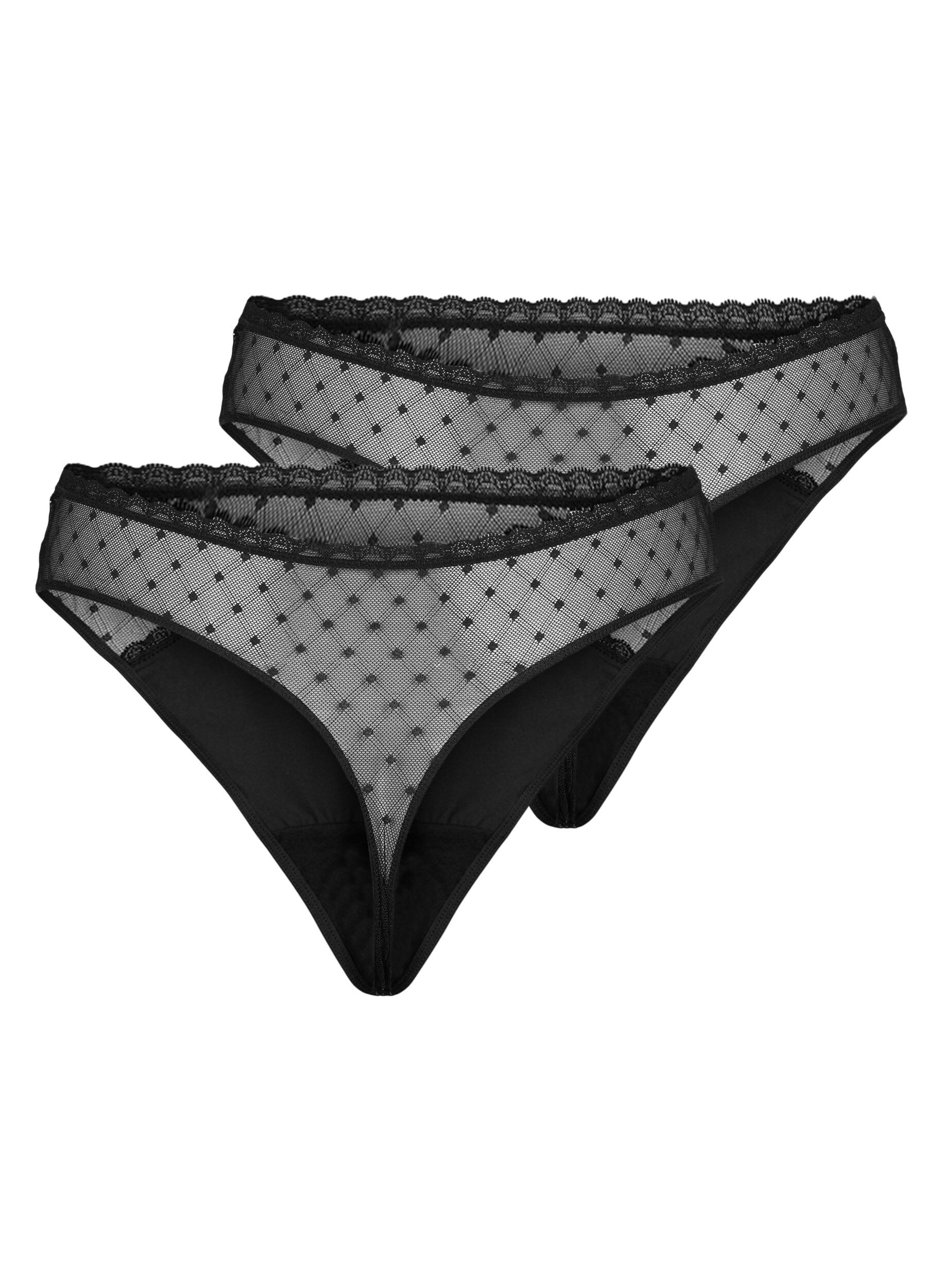 2-pak g-streng med mesh
