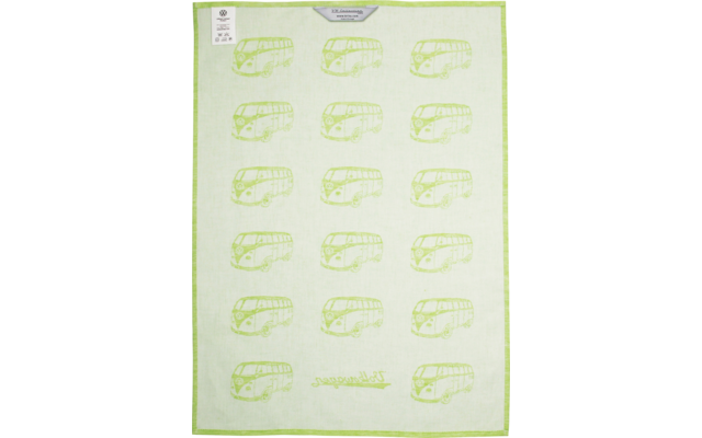VW Collection T1 Bulli Geschirrtuch 2er Set Rot/Blau 70 x 50 cm