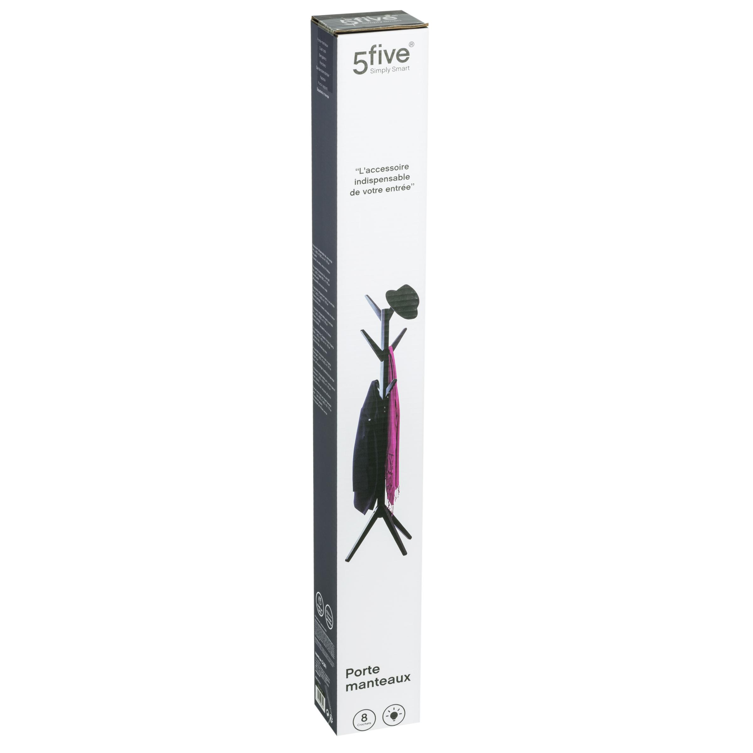 PORTE MANTEAUX BOIS 8 TIGES NO