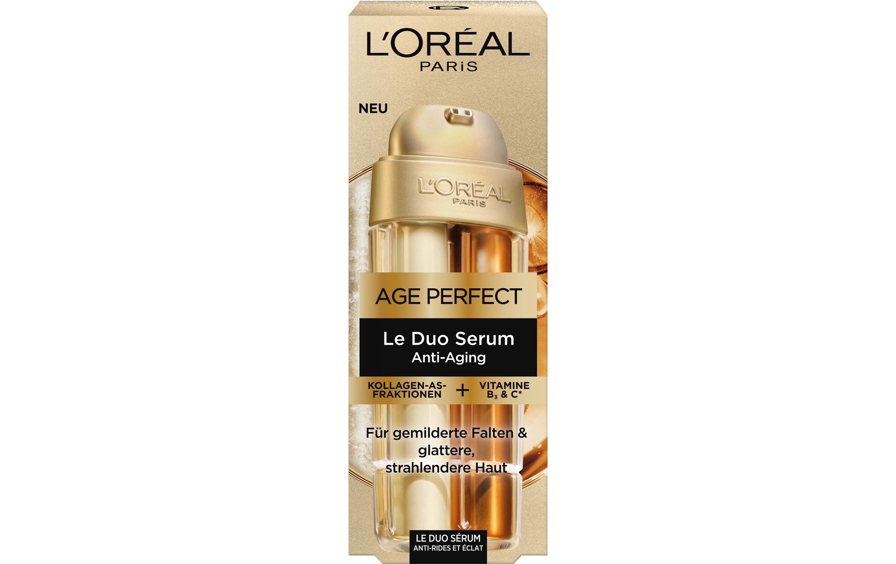 Gesichtsserum Age Perfect Le Duo Serum 30 mlSerum pflegt intensiv und revitalisiert die Haut