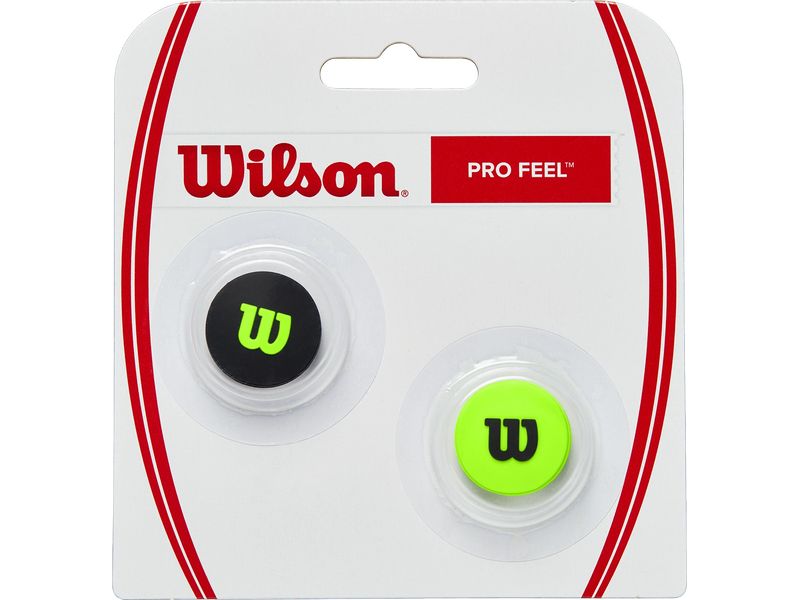Wilson Dämpfer Pro Feel Blade 2er-Pack, Grün/Schwarz Dämpfer für Tennisschläger