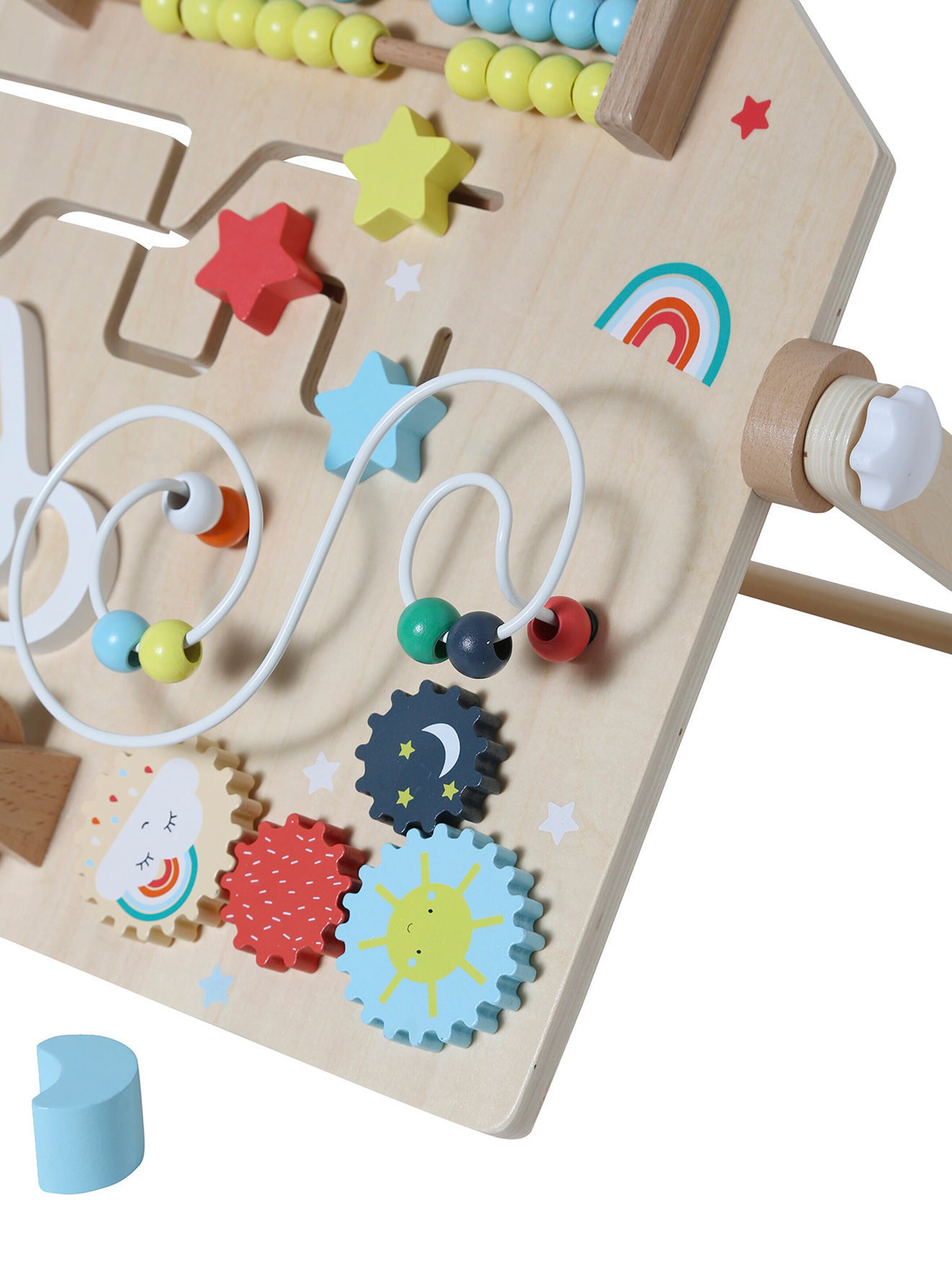 Vertbaudet Kinder Activity-Board, Holz FSC® 100 mehrfarbig/regenbogen