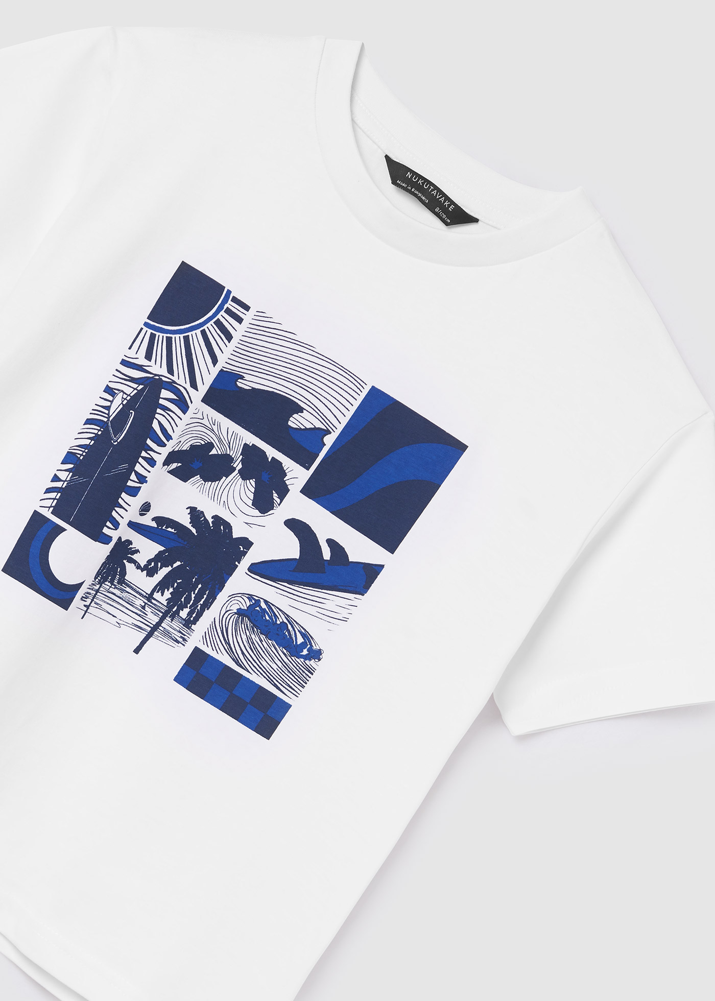 Conjunto de 2 camisetas de algodão sustentável para meninos