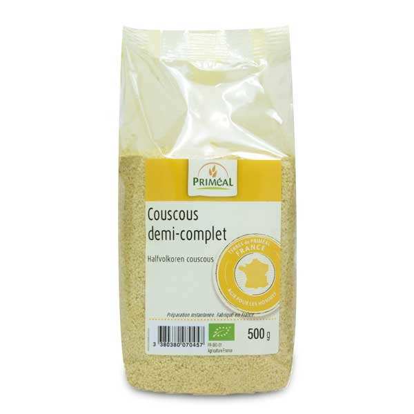 Couscous demi-complet bio de France
