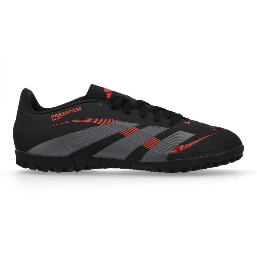 adidas Predator Club TF Stealth Victory - Noir/Gris/Lucid Red Enfant