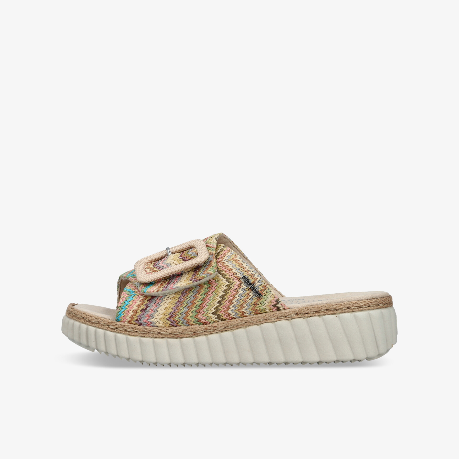 rieker Damen Pantoletten beige
