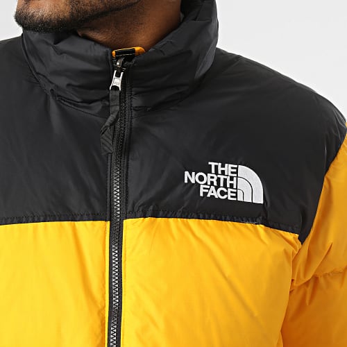 Doudoune 700 1996 Retro Nuptse Jaune Noir
