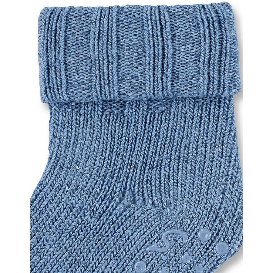 Sterntaler ABS-Krabbelsöckchen Wolle mittelblau