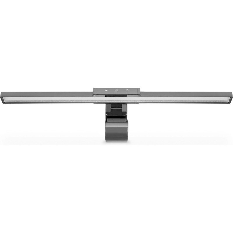 Lampe LED avec pince de fixation et port USB, noir