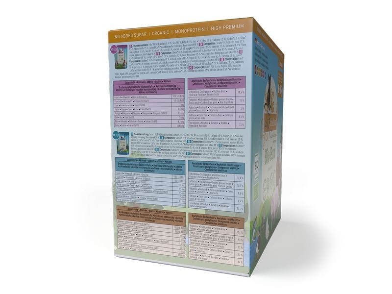 catz finefood Nassfutter Bio Collection, 6 x 85 g Ausgewogenes Alleinfuttermittel mit der Extraportion Öl