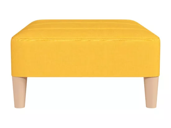 Repose-pied Jaune 78x56x32 cm Tissu