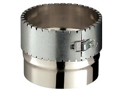 Raccord flexible / té ø150 mm Poujoulat RF 150 - 45150043/0