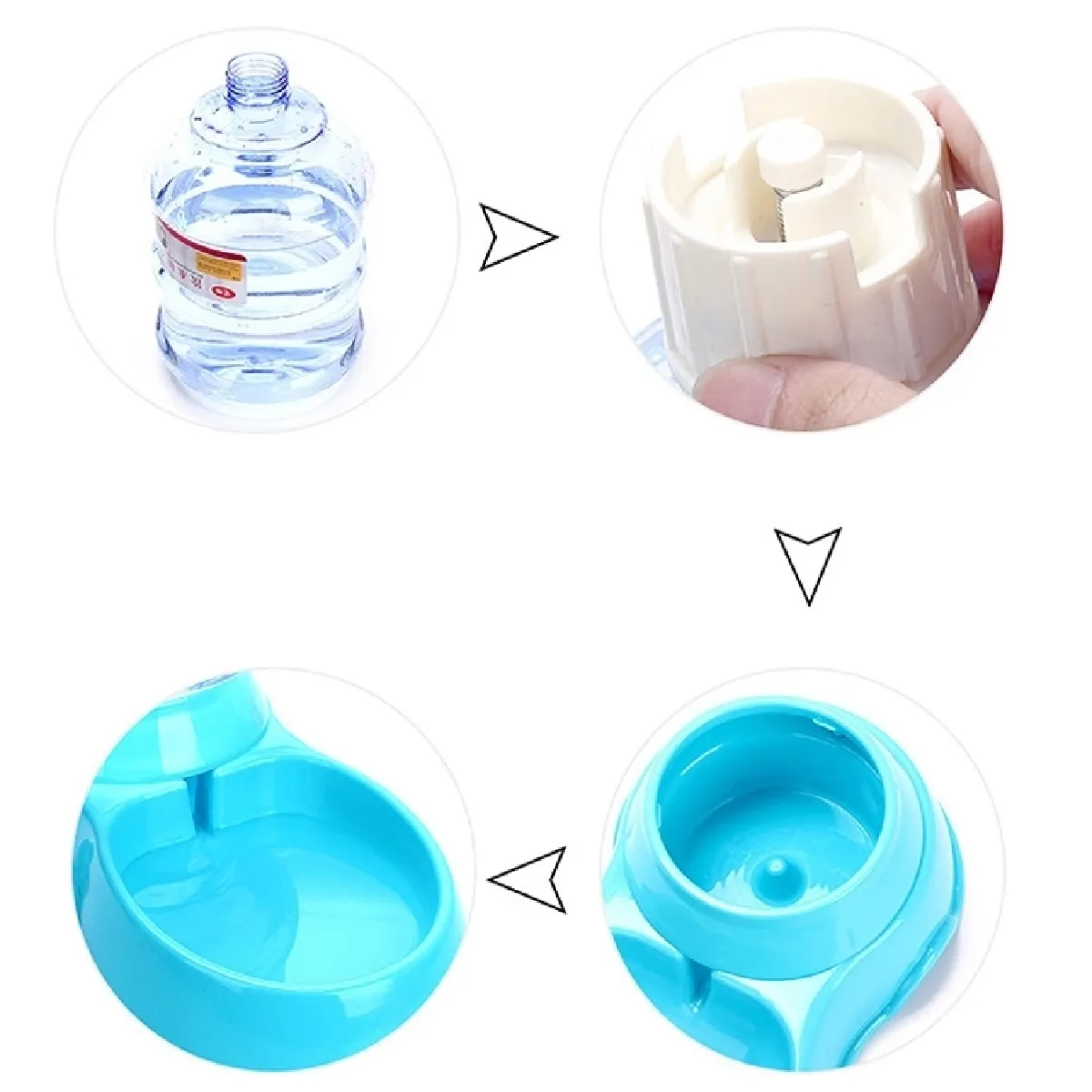 Wewoo Distributeur d'eau animaux - Vert 3.5L