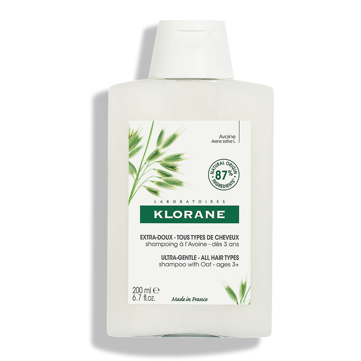 Klorane Hafer Bio Shampoo liq Tb 200 ml