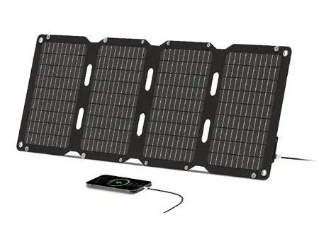 Zmartgear 100W Csslrpanel: Let, foldbart, perfekt til nødsituationer og udendørs eventyr, leveres uden powerstation