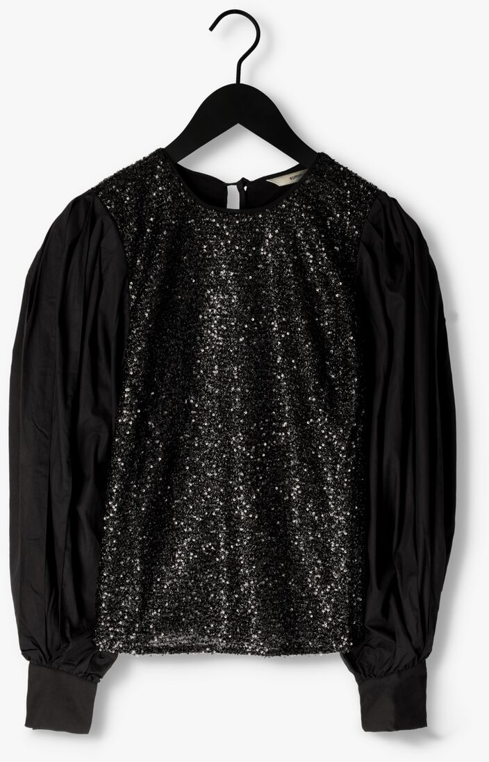 SUMMUM zwarte summum top top sequins