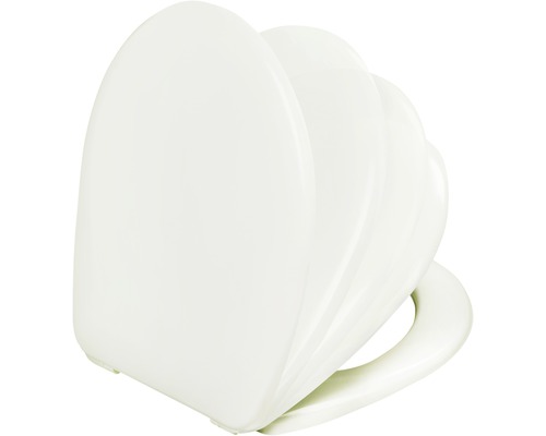 form&style Bacan witte toiletzitting met soft-close mechanisme