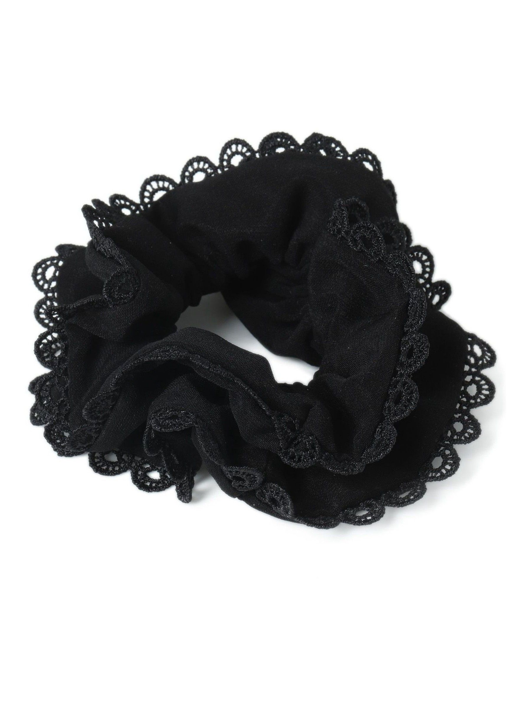 Broderie Trim Scrunchie