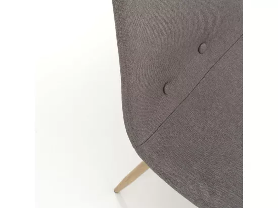Set de 4 Chaises BALTIMORA gris clair