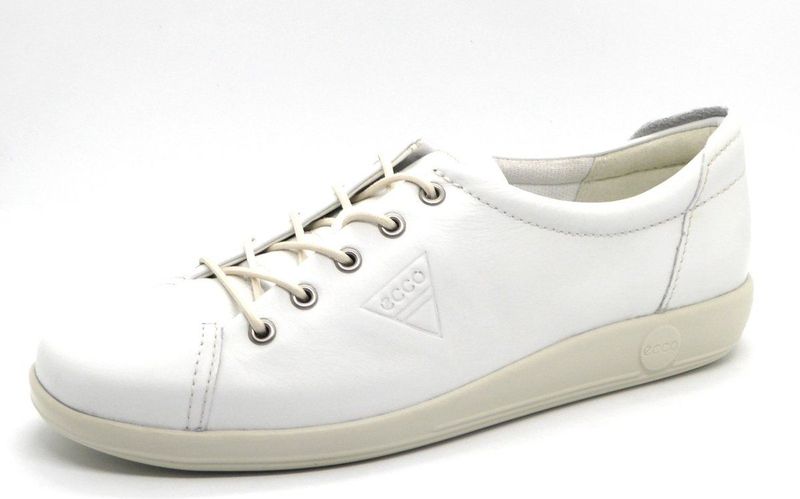 ECCO - Soft 2.0 - Sneaker - White - Leer