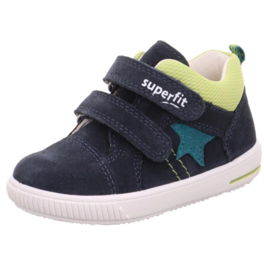 superfit Halbschuh Moppy blau  hellgrüm