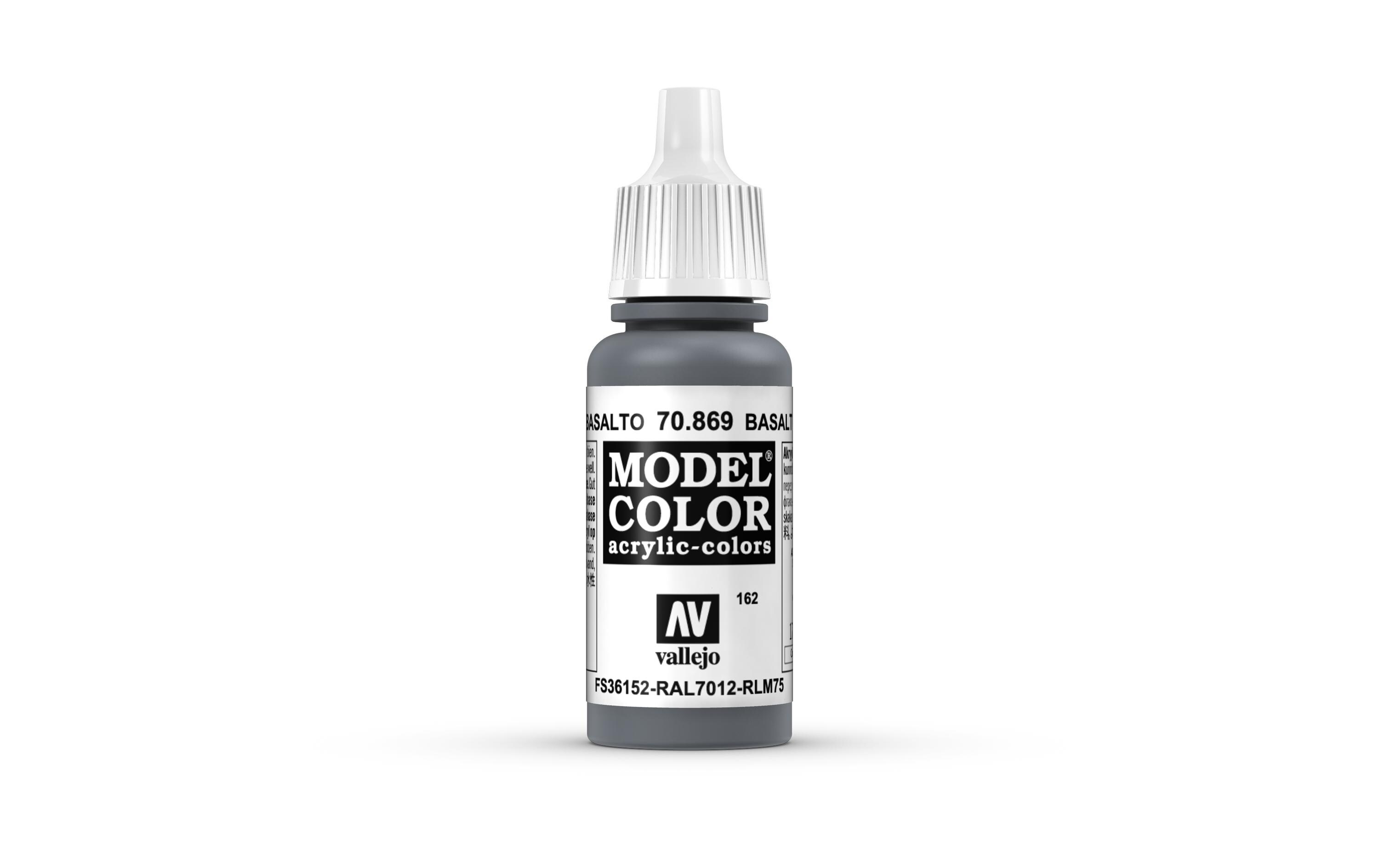 Acrylfarbe Matt, Basaltgrau 17 mlModel Color Basalt Grey