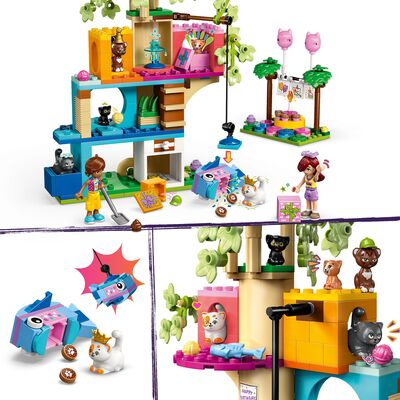 LEGO Friends 42666 Kattens bursdagsfest og leketre