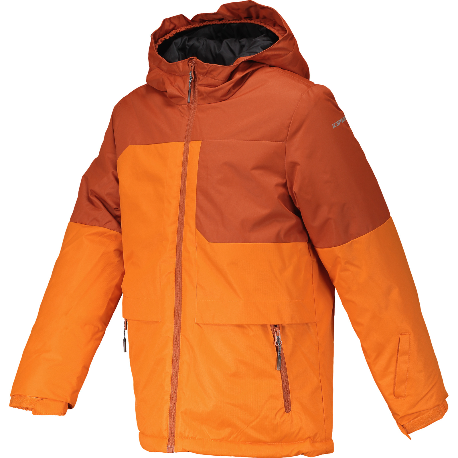 Icepeak Knaben-Skijacke Leith dunkelorange