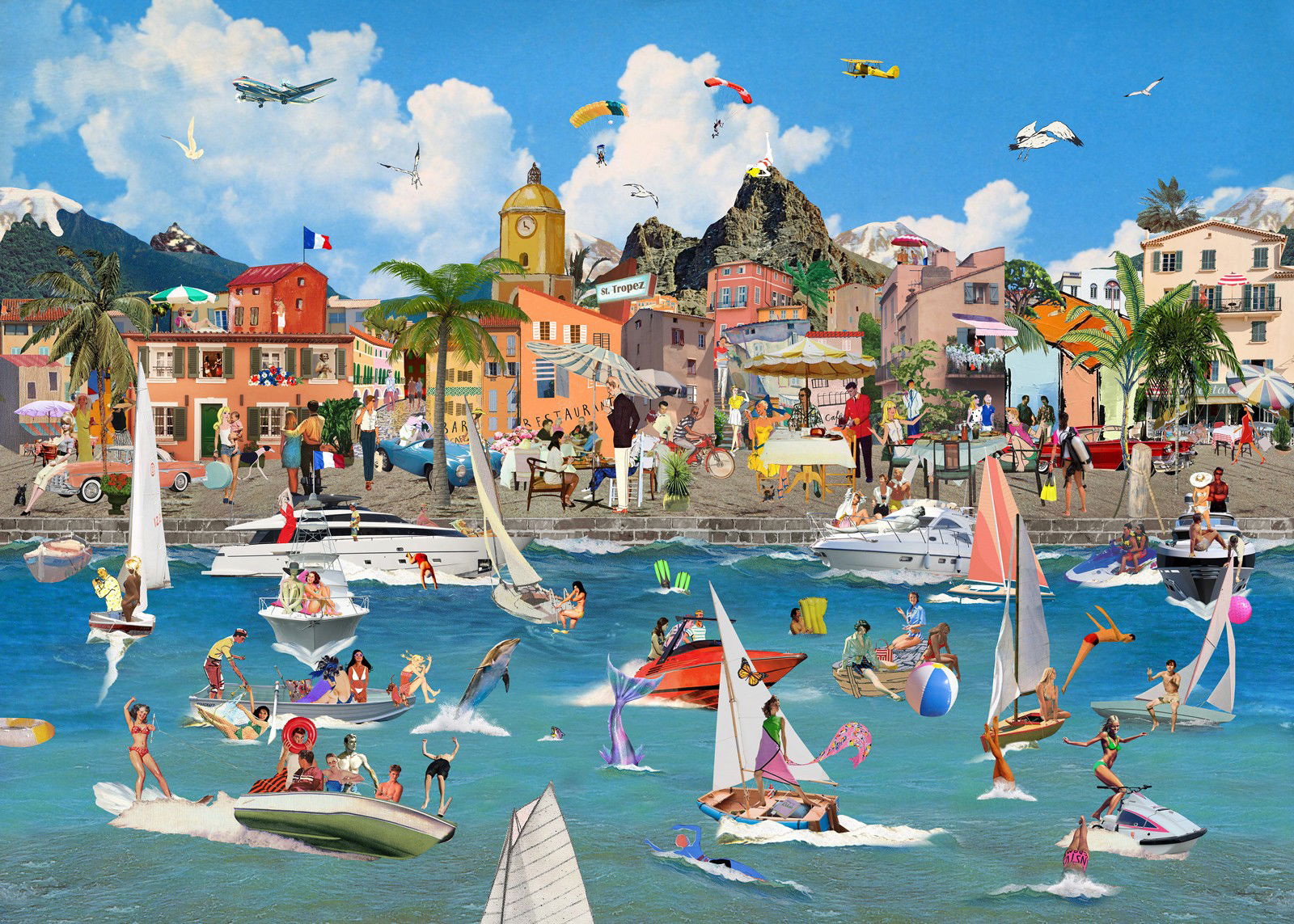 St. Tropez by Sanda Anderlon - Limited Edition. Edition of: 150. Signed.
