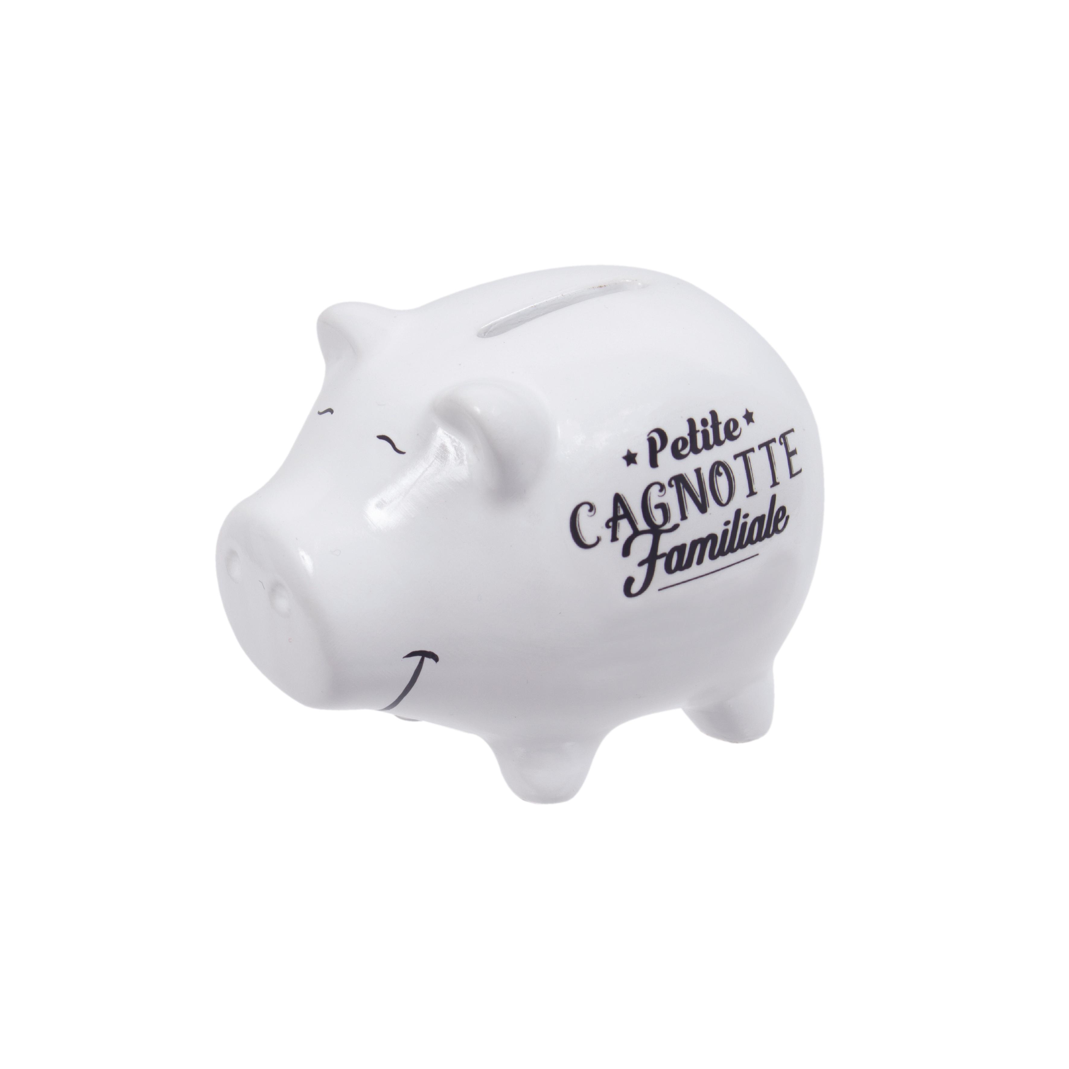 TIRELIRE COCHON FAMILLE