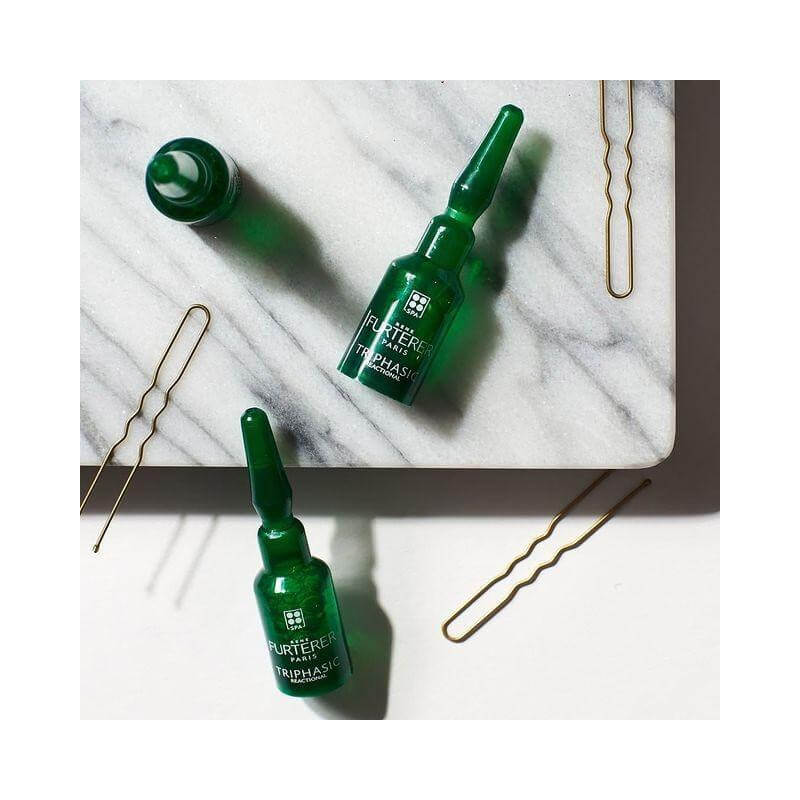12 ampoules de traitement antichute Triphasic Reactional René Furterer 5ML