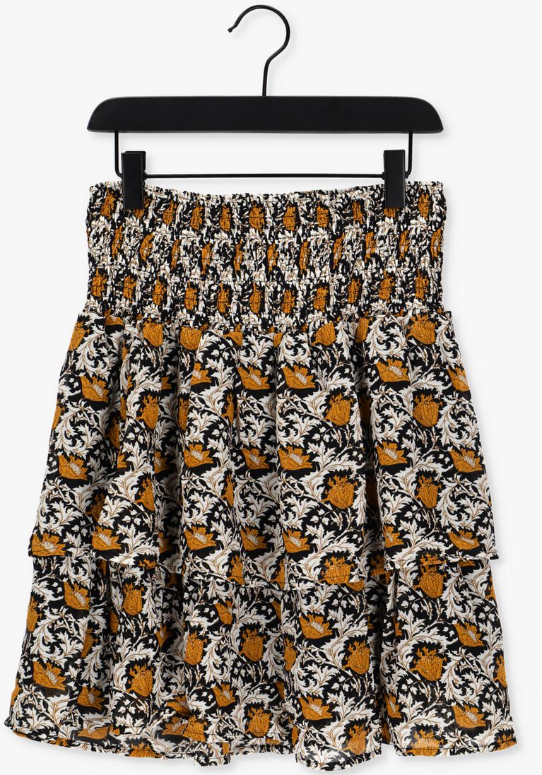 COLOURFUL REBEL gele colourful rebel minirok daphne paisley flower layer mini skirt