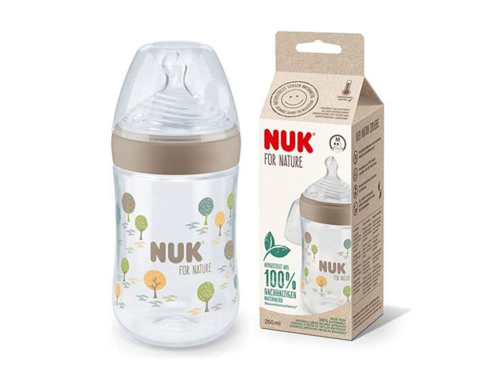 BIBERÃO NUK FOR NATURE SIL. CREME 260ML S