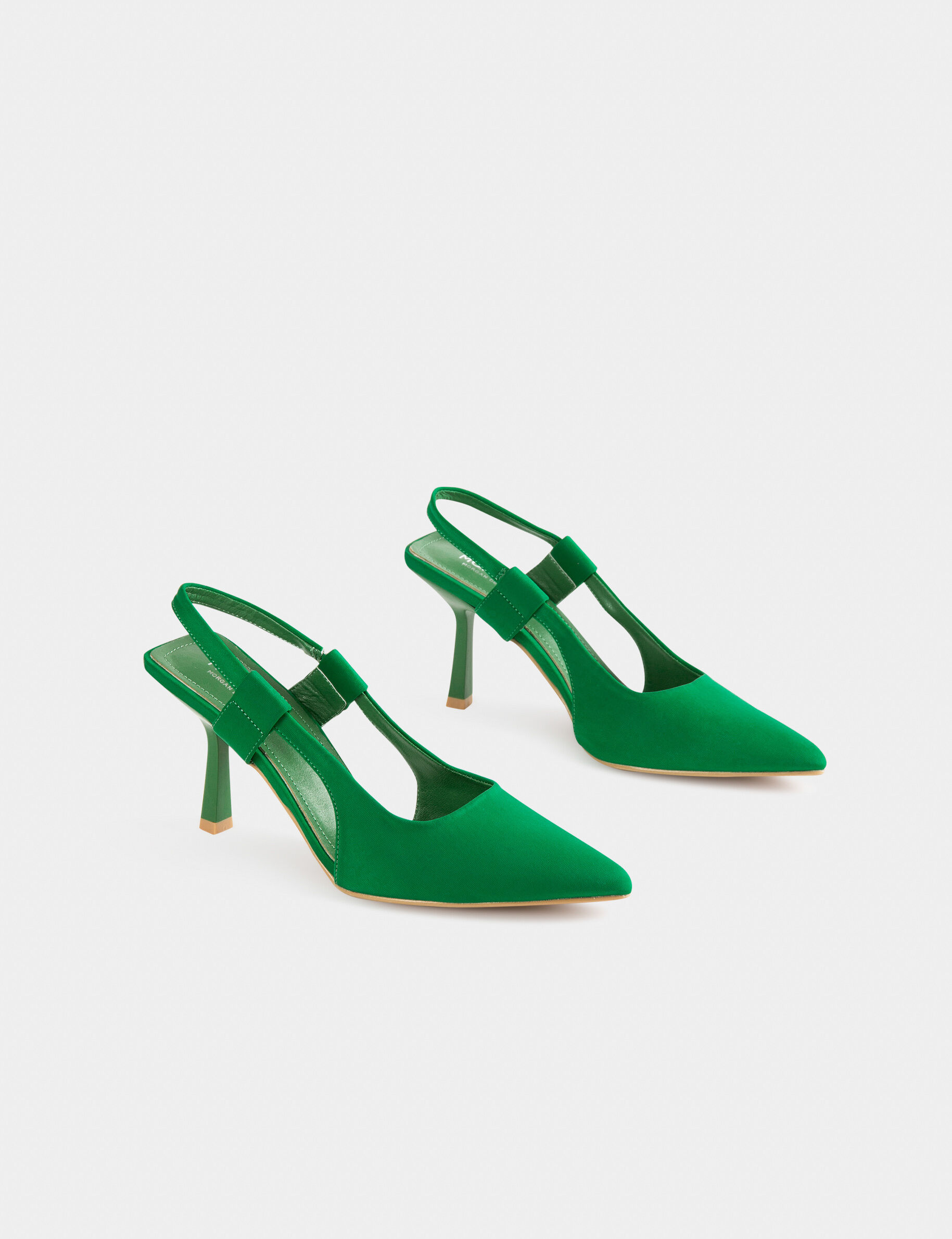 Escarpins à talons bobines vert femme - vert