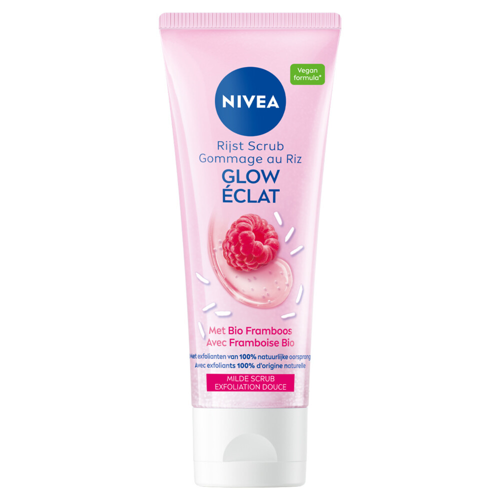 Nivea Rijstscrub Mild met Bio Framboos75 ml